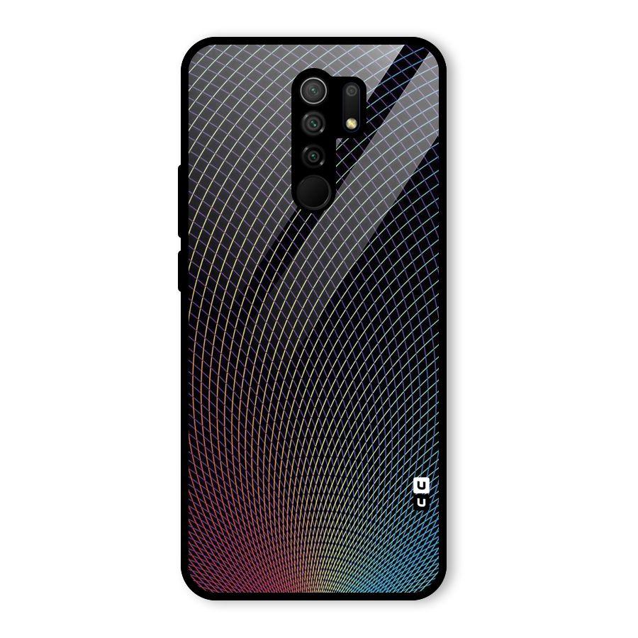 Check Swirls Glass Back Case for Poco M2