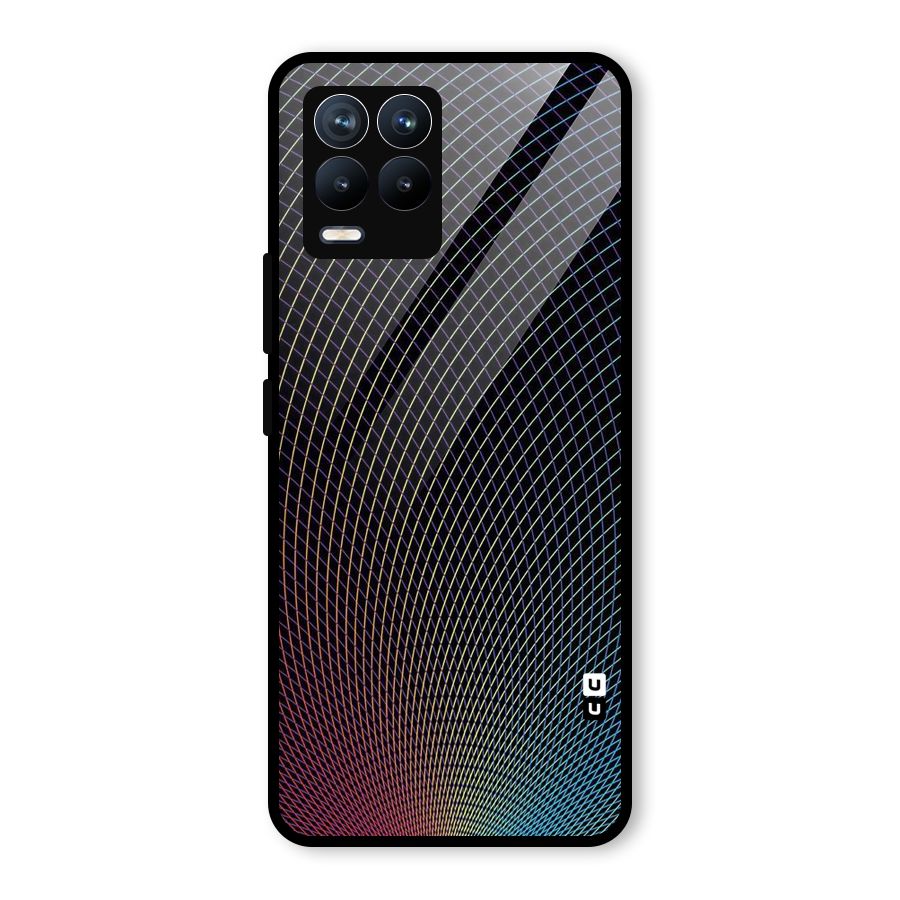 Check Swirls Glass Back Case for Realme 8