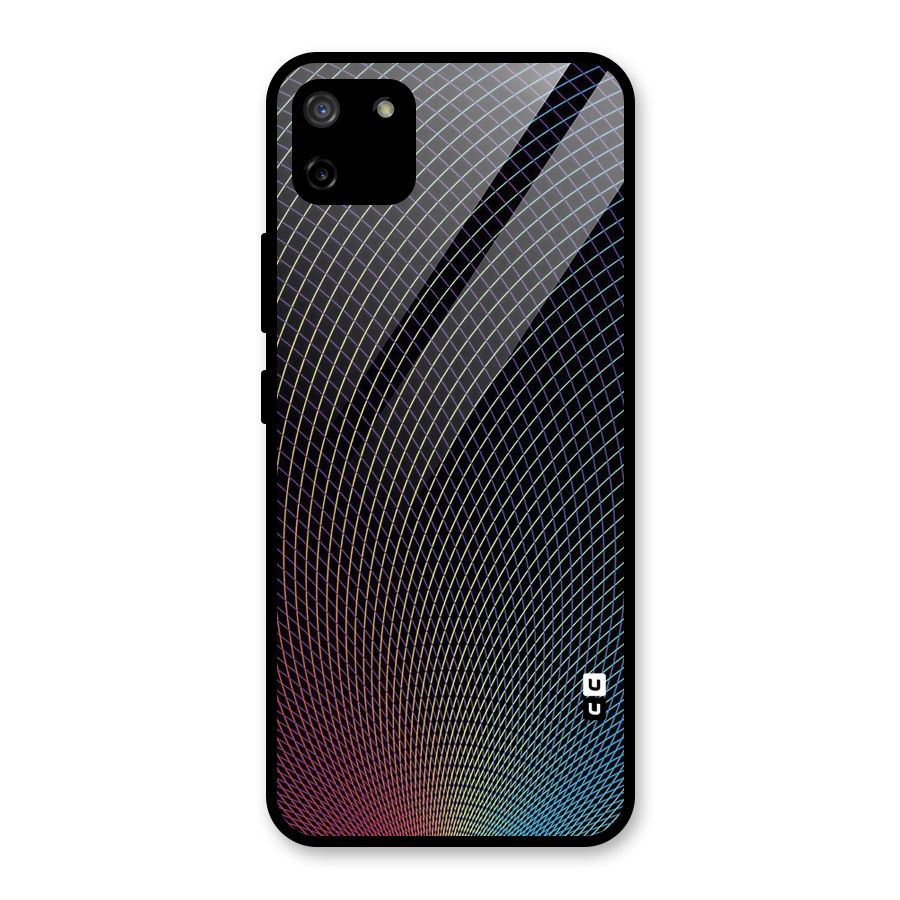 Check Swirls Glass Back Case for Realme C11