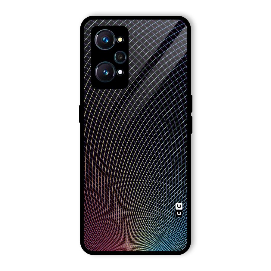 Check Swirls Glass Back Case for Realme GT 2