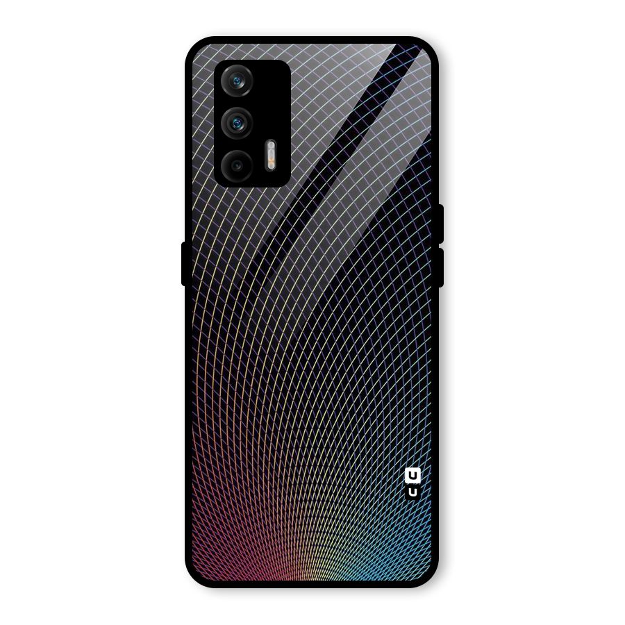 Check Swirls Glass Back Case for Realme GT 5G