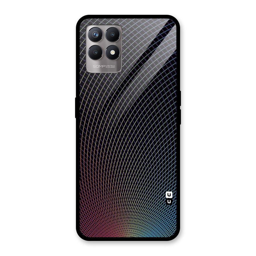 Check Swirls Glass Back Case for Realme Narzo 50