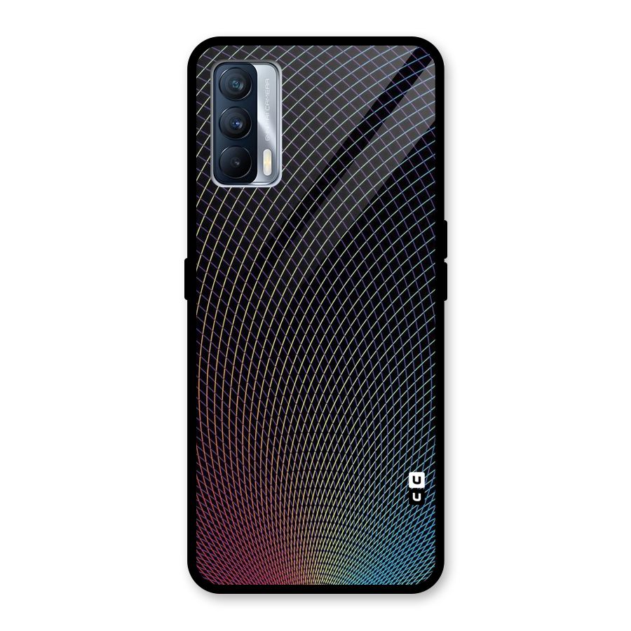 Check Swirls Glass Back Case for Realme X7
