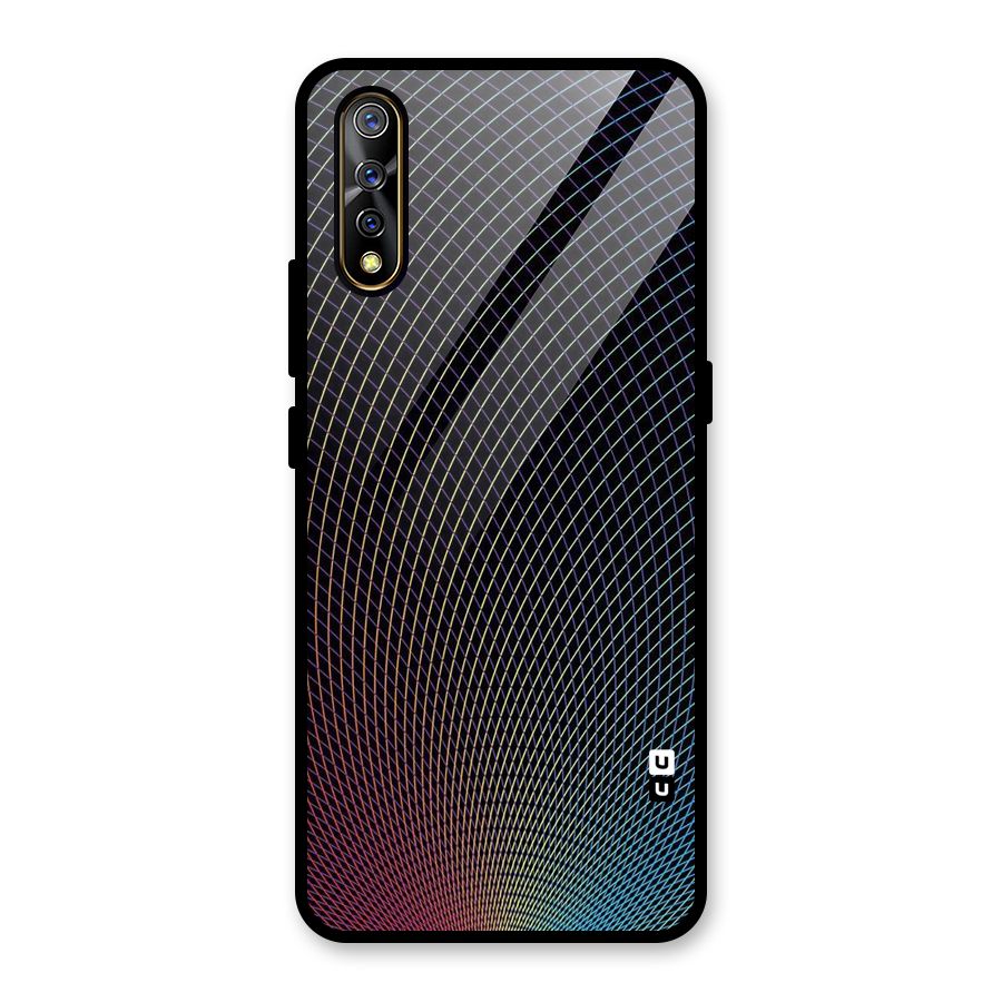 Check Swirls Glass Back Case for Vivo S1