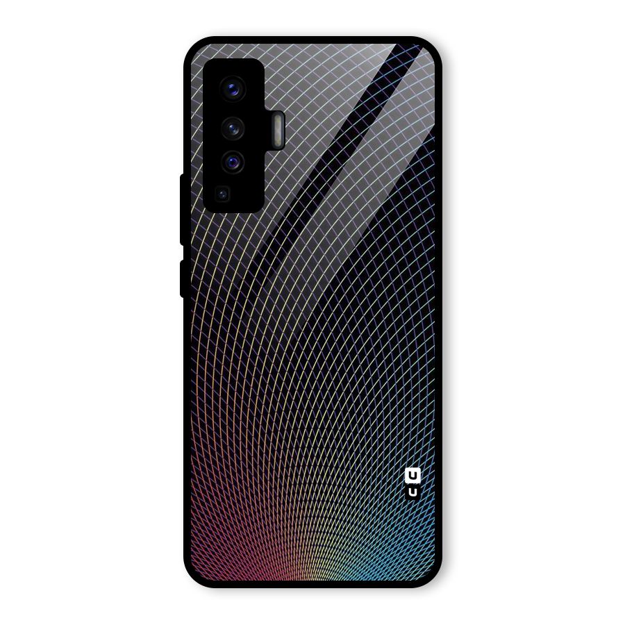 Check Swirls Glass Back Case for Vivo X50