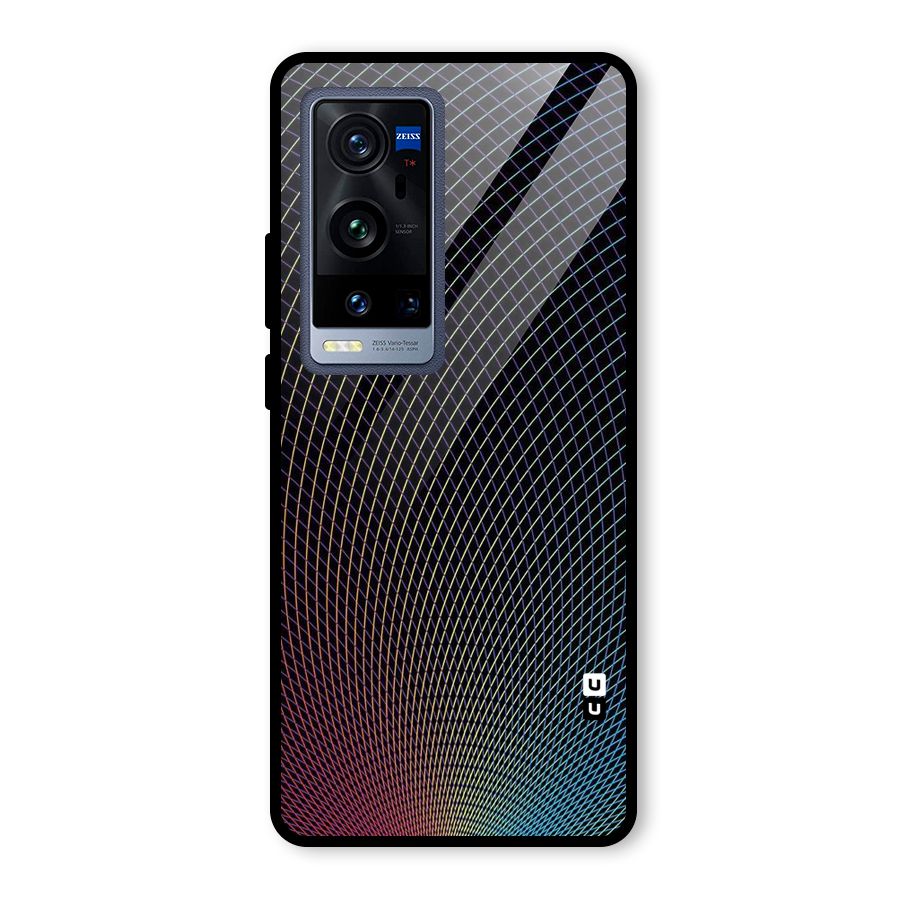 Check Swirls Glass Back Case for Vivo X60 Pro Plus