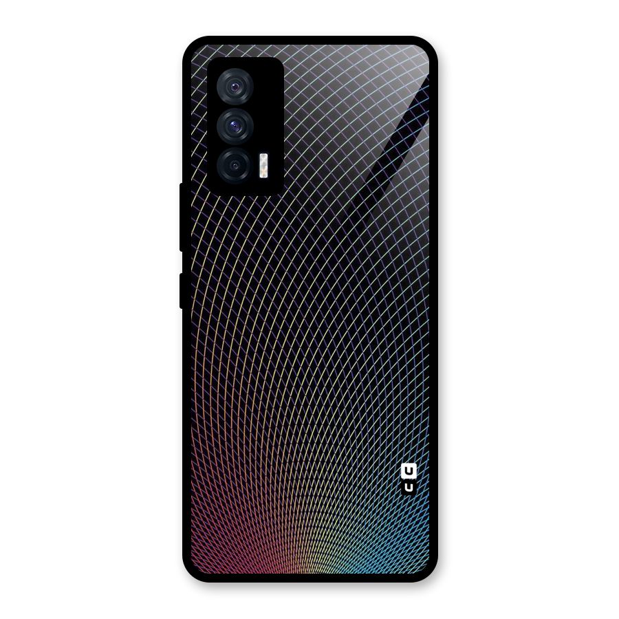 Check Swirls Glass Back Case for Vivo iQOO 7 5G