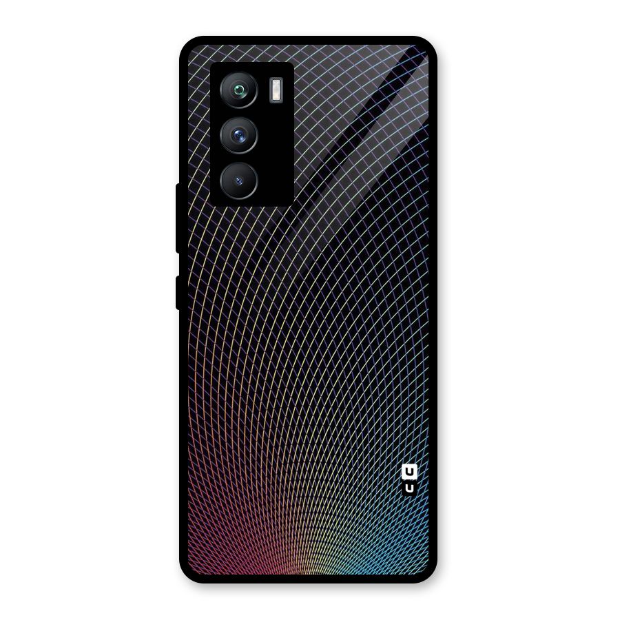 Check Swirls Glass Back Case for Vivo iQOO 9 SE