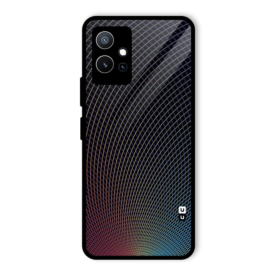 Check Swirls Glass Back Case for Vivo iQOO Z6