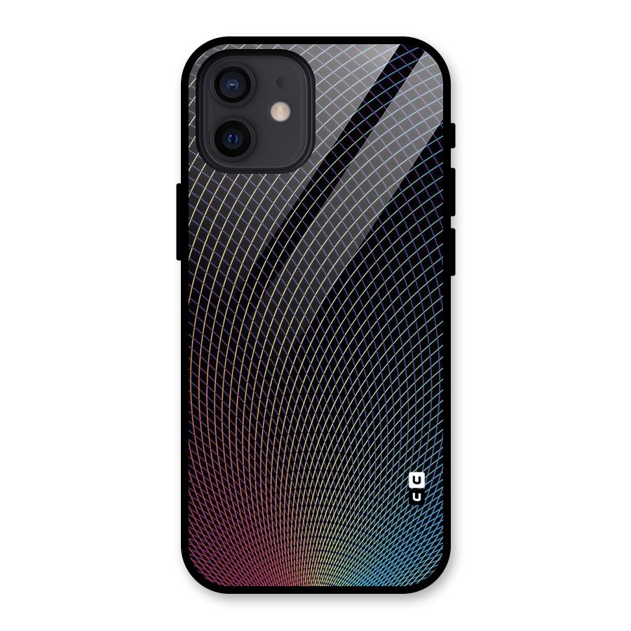 Check Swirls Glass Back Case for iPhone 12