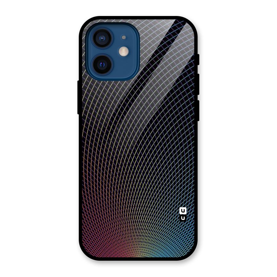 Check Swirls Glass Back Case for iPhone 12 Mini