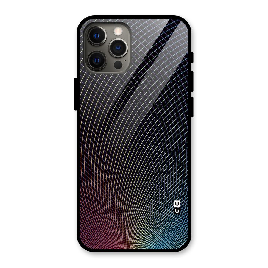 Check Swirls Glass Back Case for iPhone 12 Pro Max