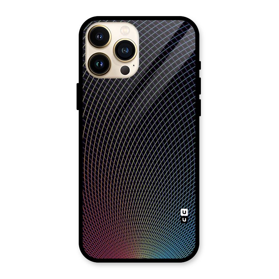 Check Swirls Glass Back Case for iPhone 13 Pro Max