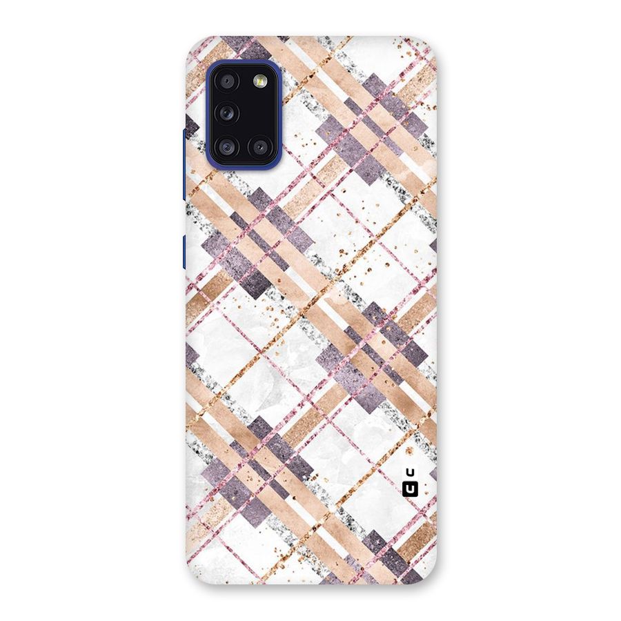 Check Trouble Back Case for Galaxy A31