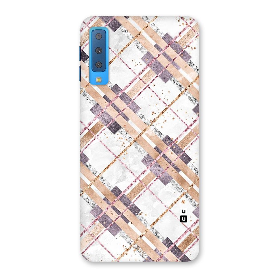 Check Trouble Back Case for Galaxy A7 (2018)