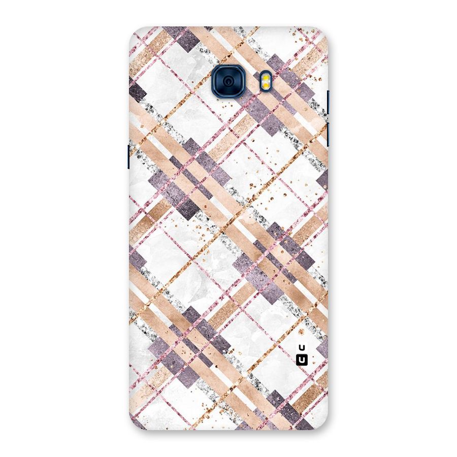 Check Trouble Back Case for Galaxy C7 Pro