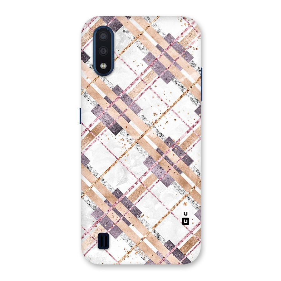 Check Trouble Back Case for Galaxy M01