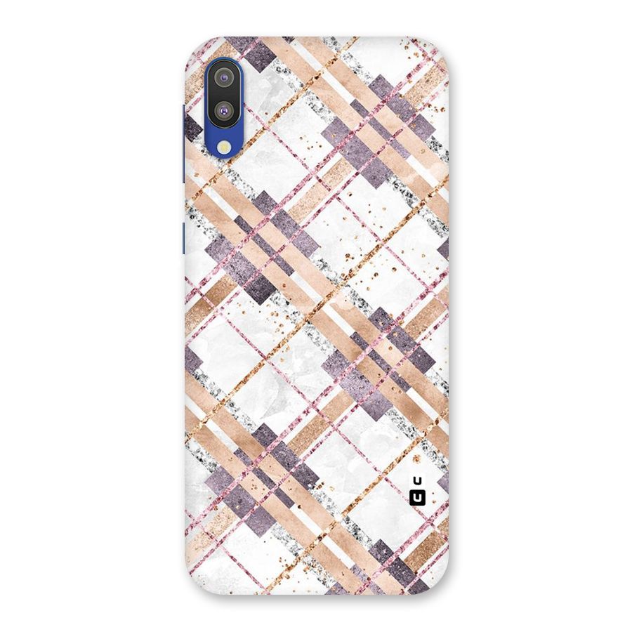 Check Trouble Back Case for Galaxy M10