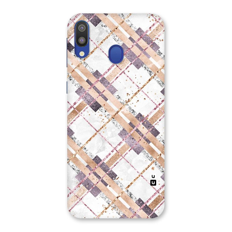 Check Trouble Back Case for Galaxy M20