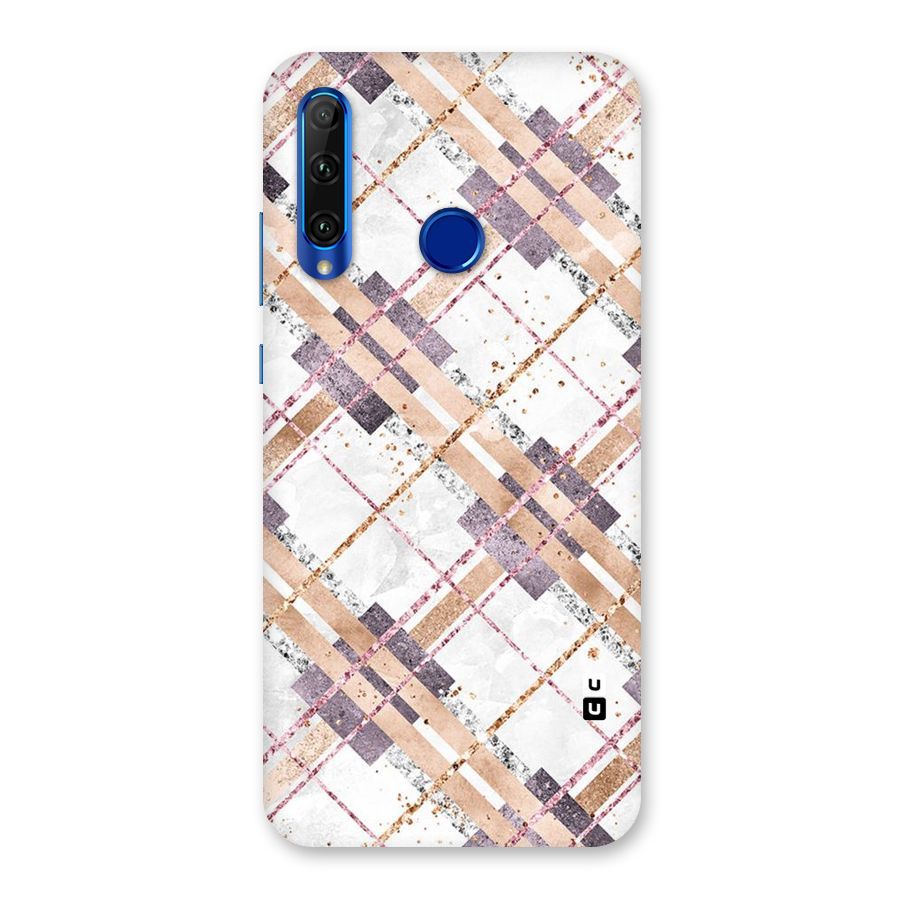 Check Trouble Back Case for Honor 20i