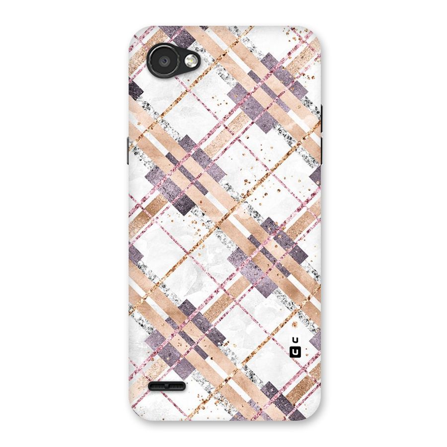 Check Trouble Back Case for LG Q6