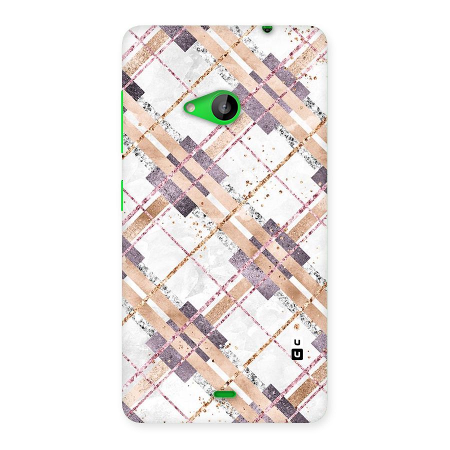 Check Trouble Back Case for Lumia 535