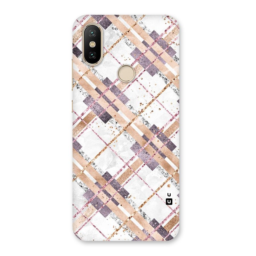 Check Trouble Back Case for Mi A2