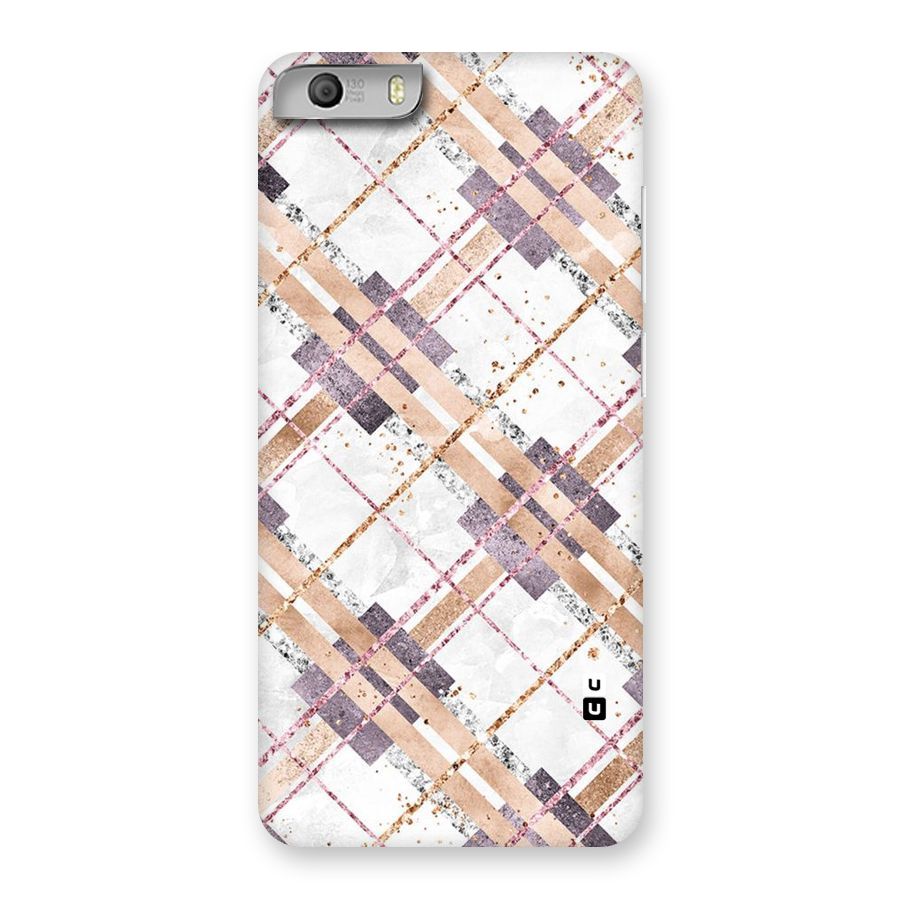 Check Trouble Back Case for Micromax Canvas Knight 2