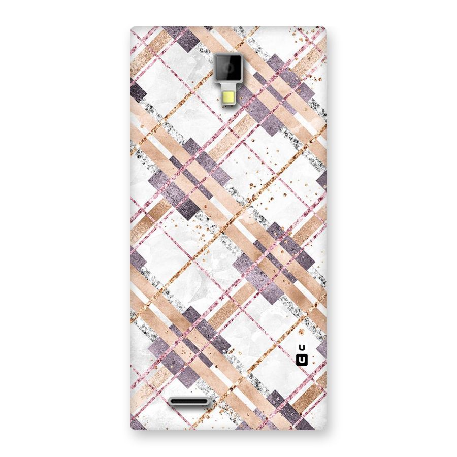 Check Trouble Back Case for Micromax Canvas Xpress A99