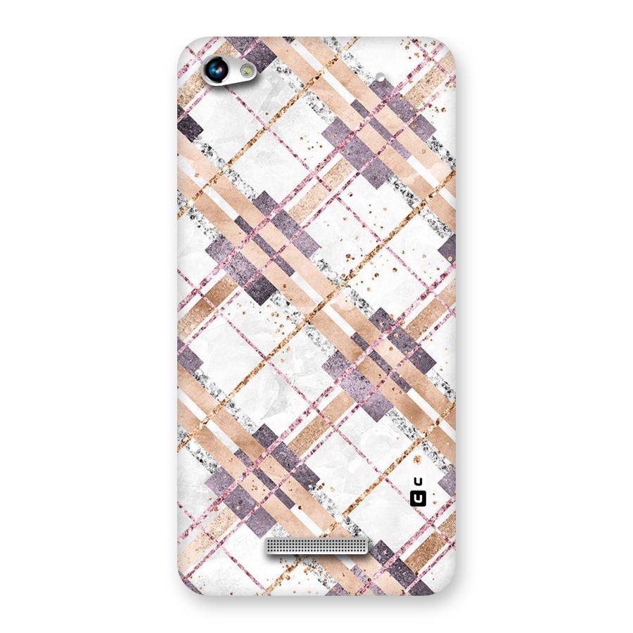 Check Trouble Back Case for Micromax Hue 2