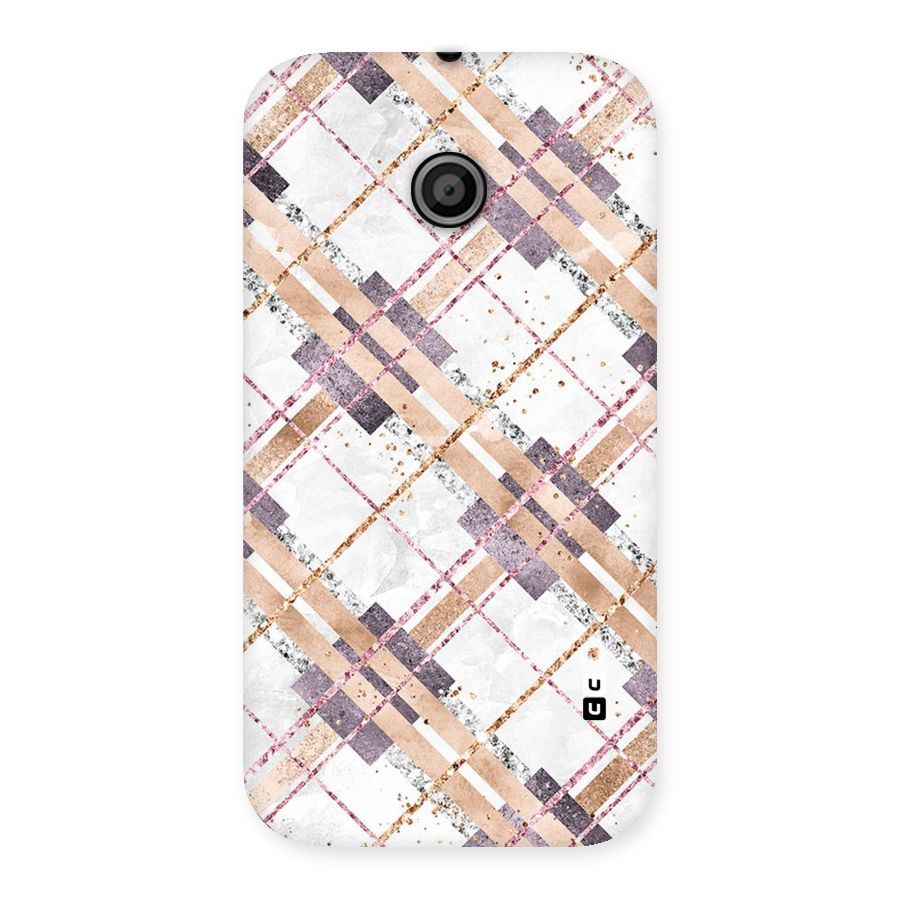 Check Trouble Back Case for Moto E