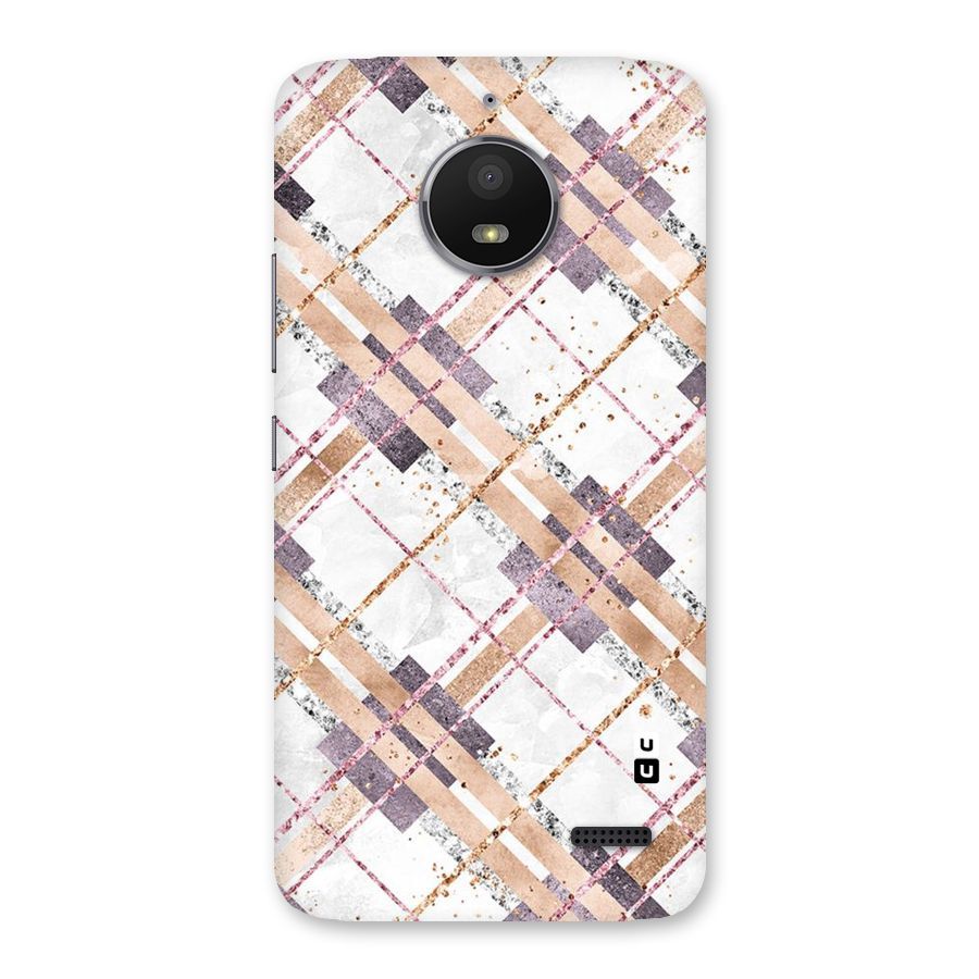 Check Trouble Back Case for Moto E4