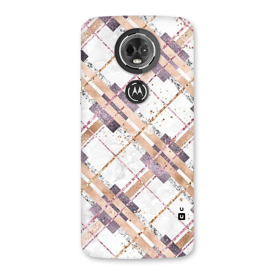 Check Trouble Back Case for Moto E5 Plus