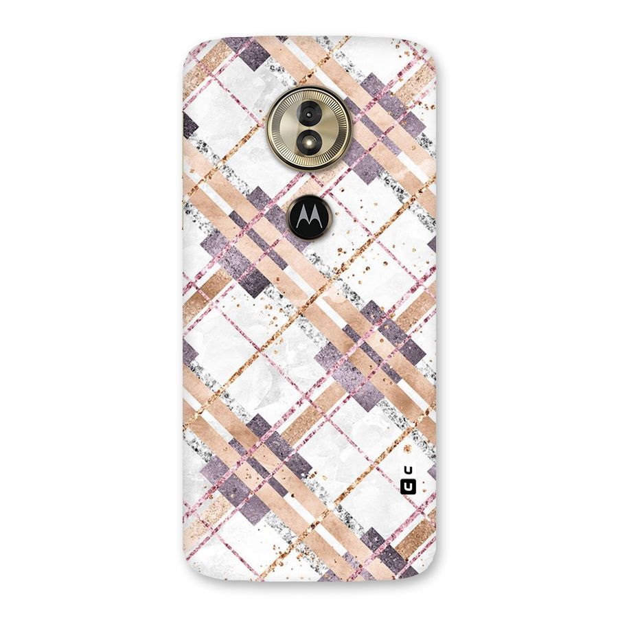 Check Trouble Back Case for Moto G6 Play