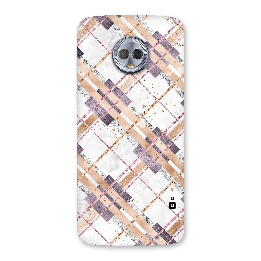 Check Trouble Back Case for Moto G6 Plus