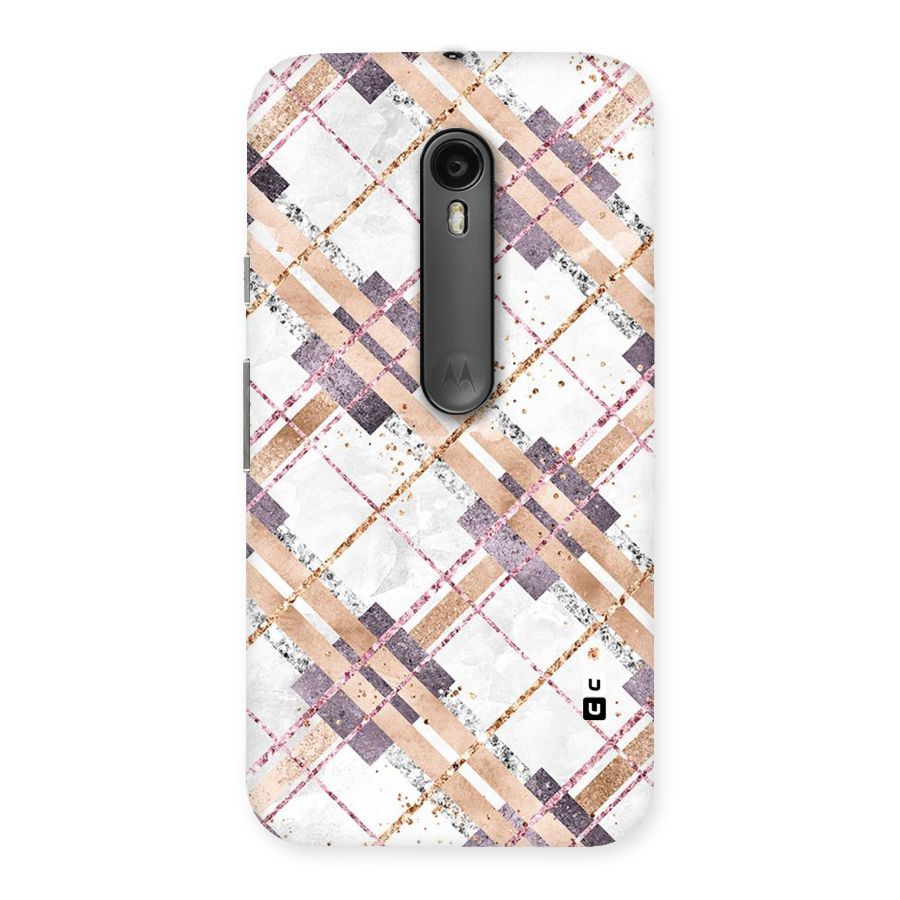 Check Trouble Back Case for Moto G Turbo