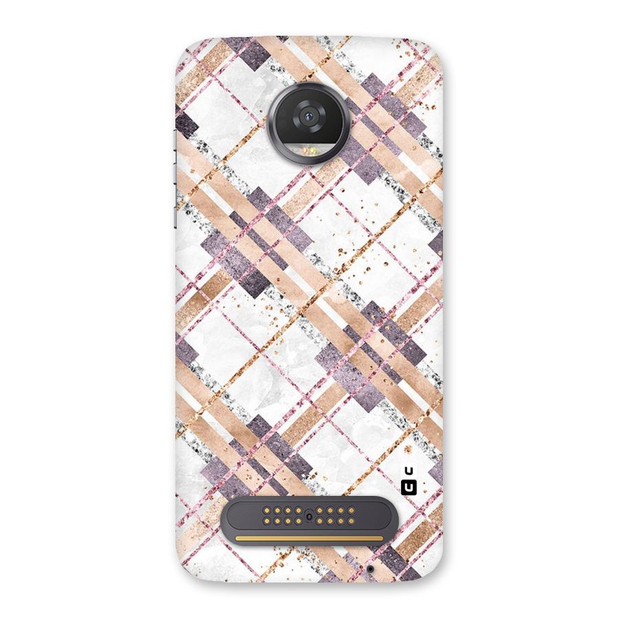 Check Trouble Back Case for Moto Z2 Play