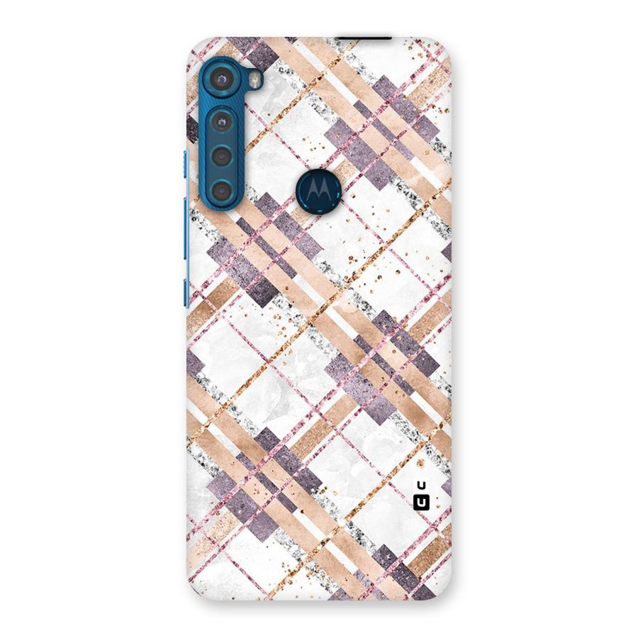 Check Trouble Back Case for Motorola One Fusion Plus