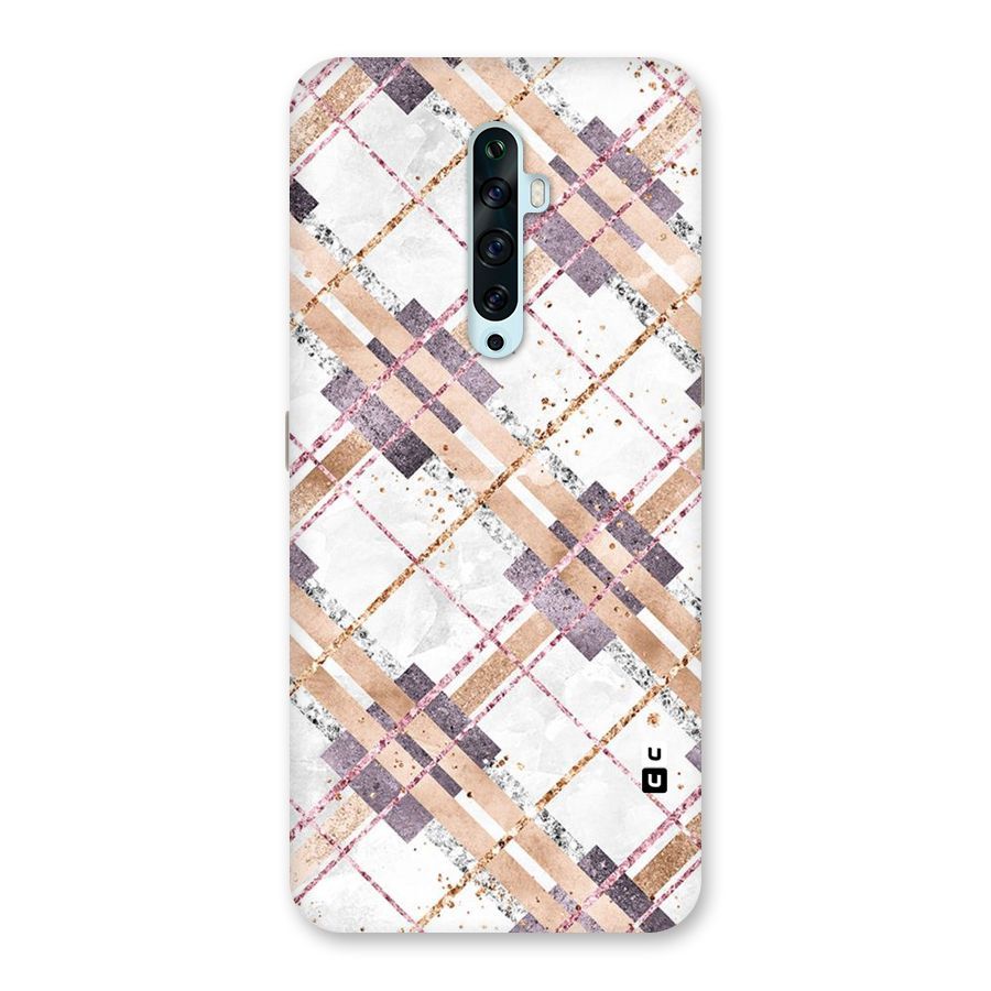 Check Trouble Back Case for Oppo Reno2 F