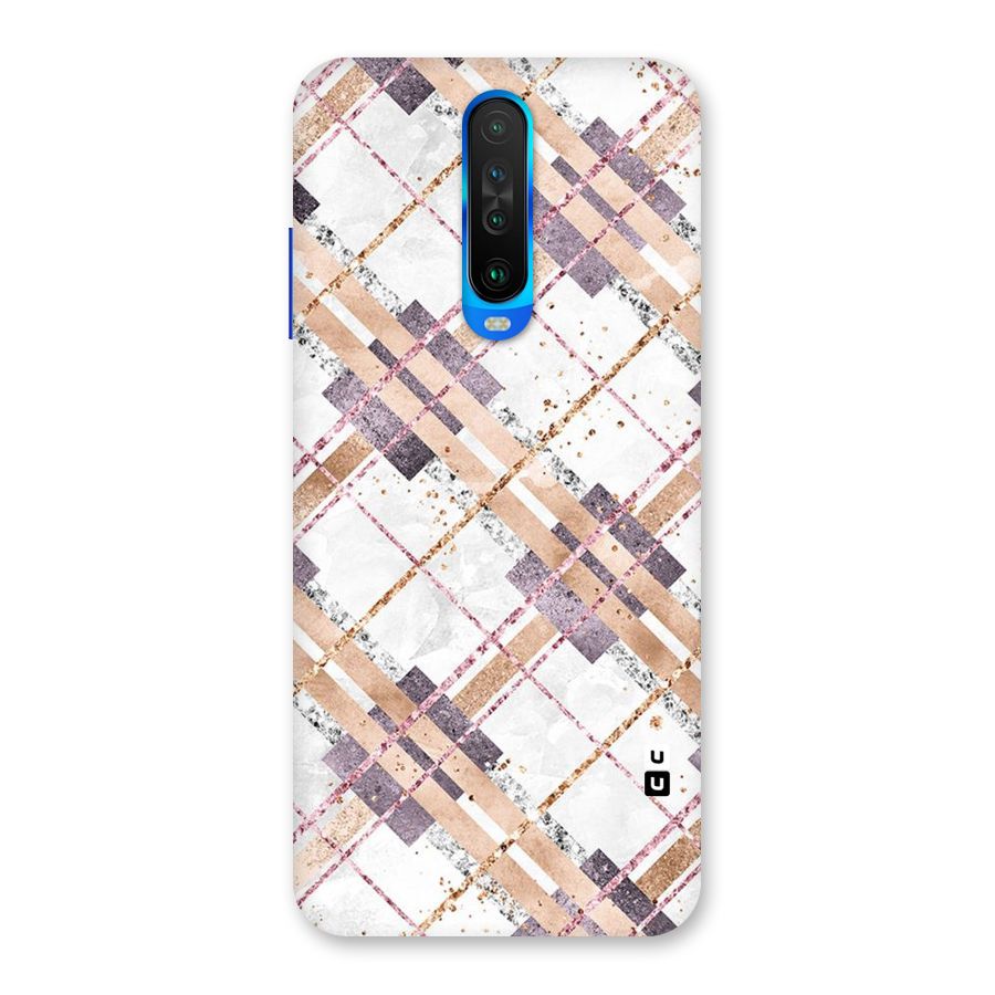 Check Trouble Back Case for Poco X2