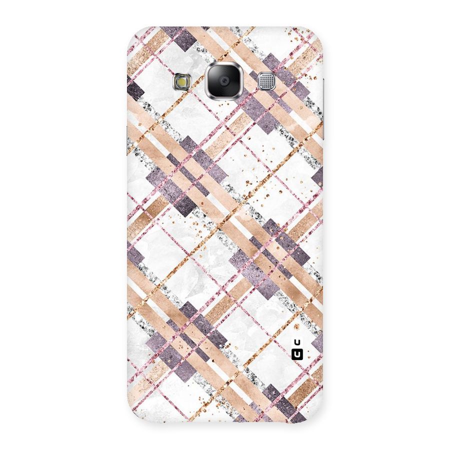 Check Trouble Back Case for Samsung Galaxy E5