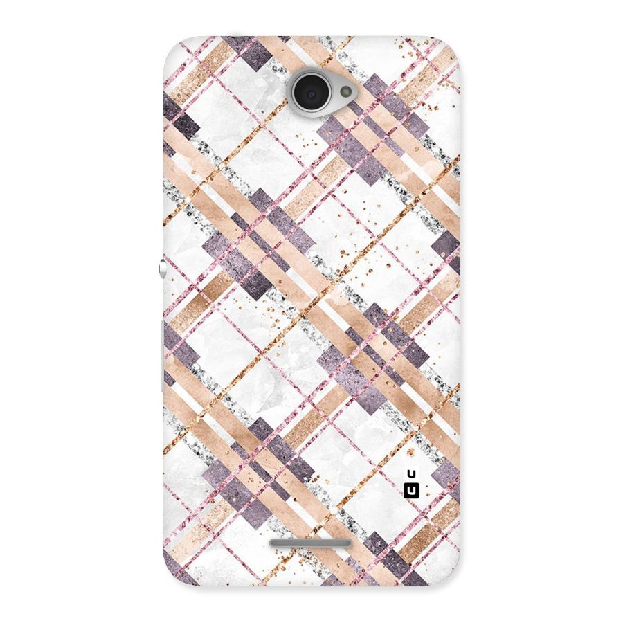 Check Trouble Back Case for Sony Xperia E4