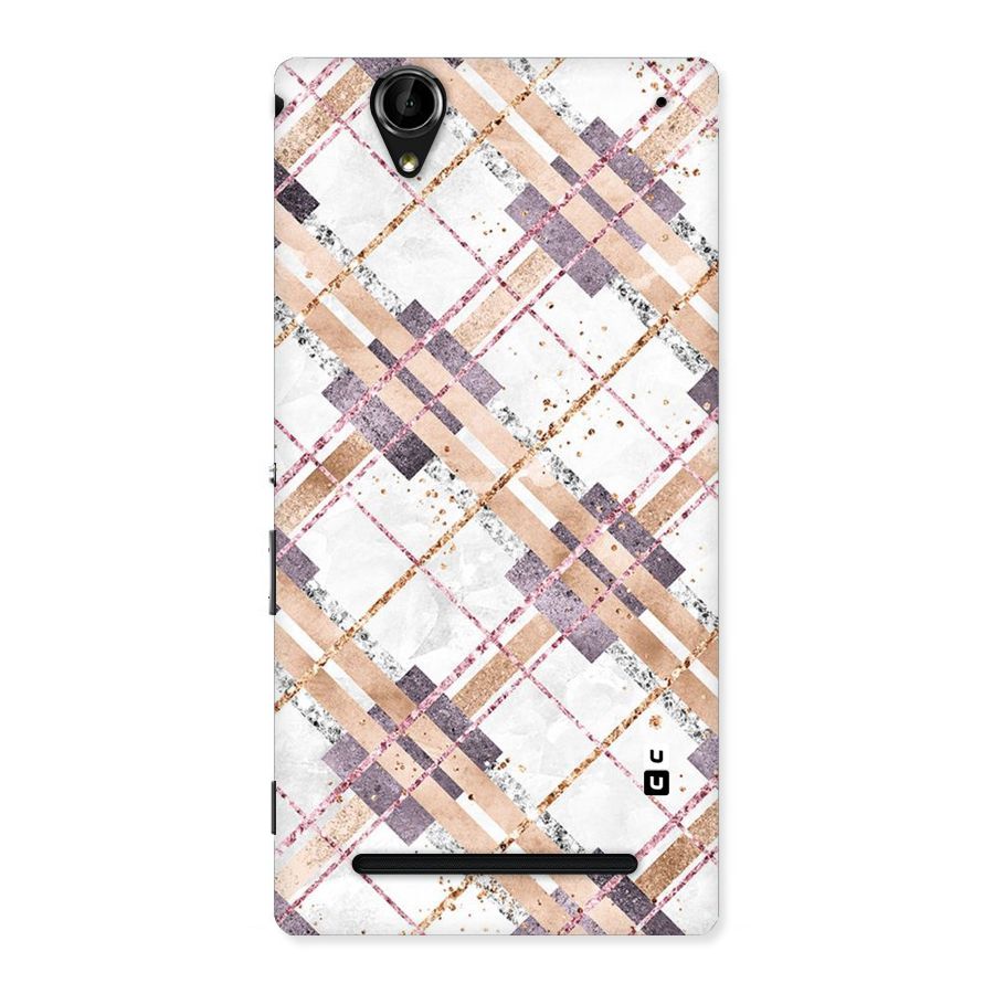 Check Trouble Back Case for Sony Xperia T2