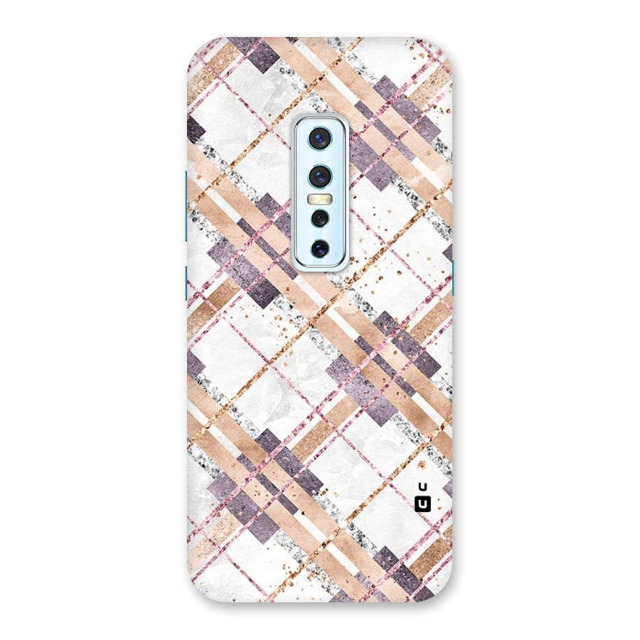 Check Trouble Back Case for Vivo V17 Pro