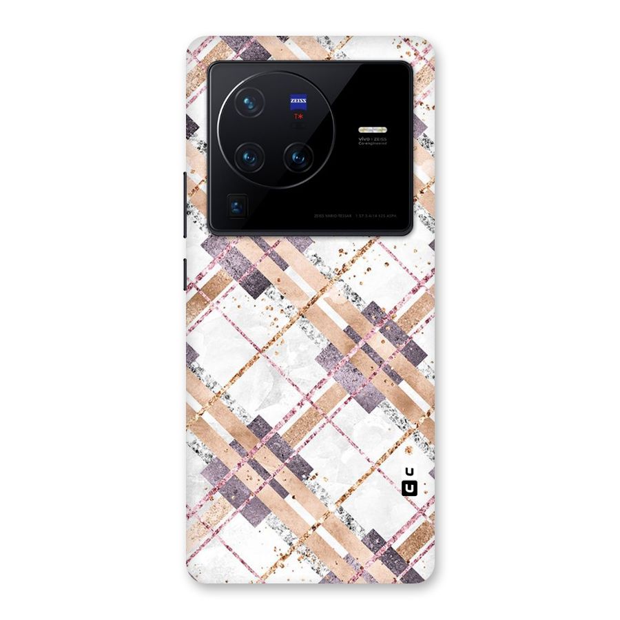 Check Trouble Back Case for Vivo X80 Pro