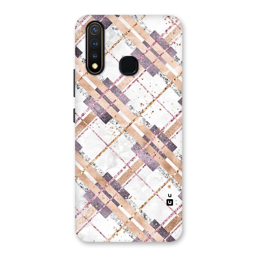 Check Trouble Back Case for Vivo Y19