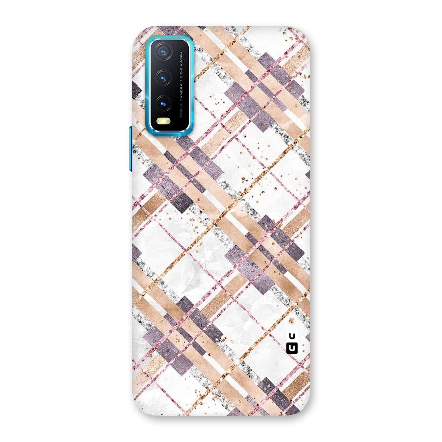 Check Trouble Back Case for Vivo Y20