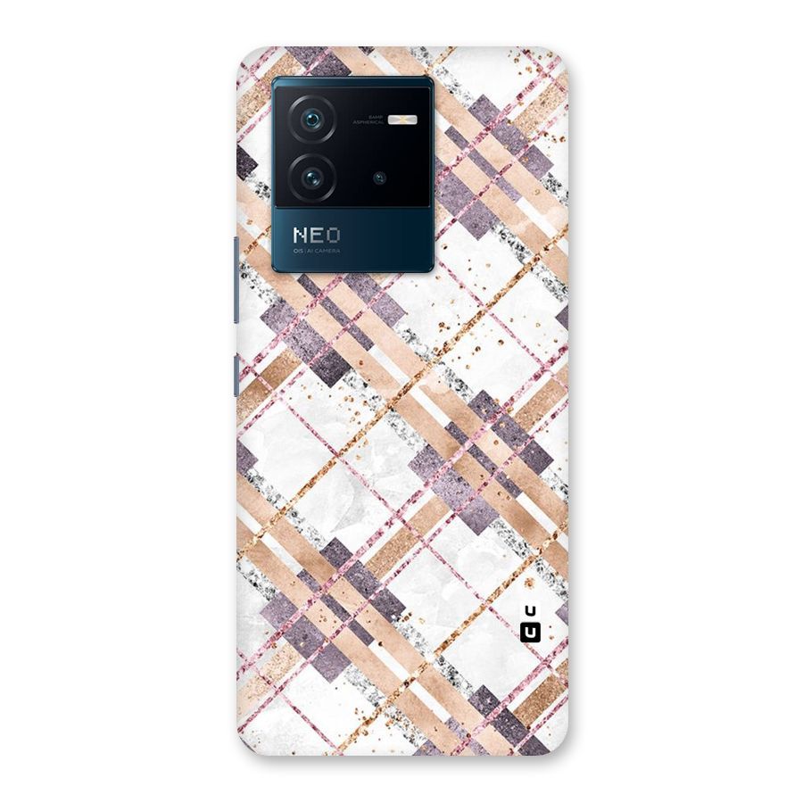 Check Trouble Back Case for Vivo iQOO Neo 6 5G