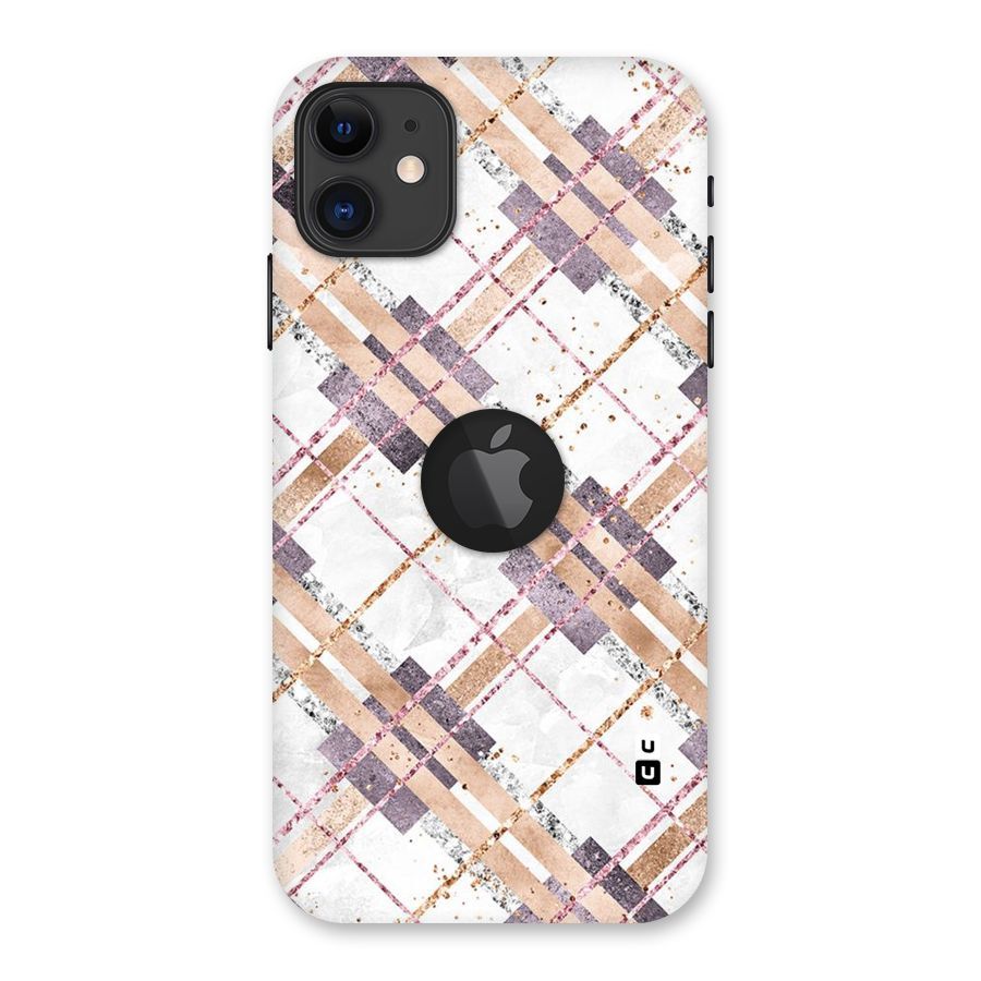 Check Trouble Back Case for iPhone 11 Logo Cut