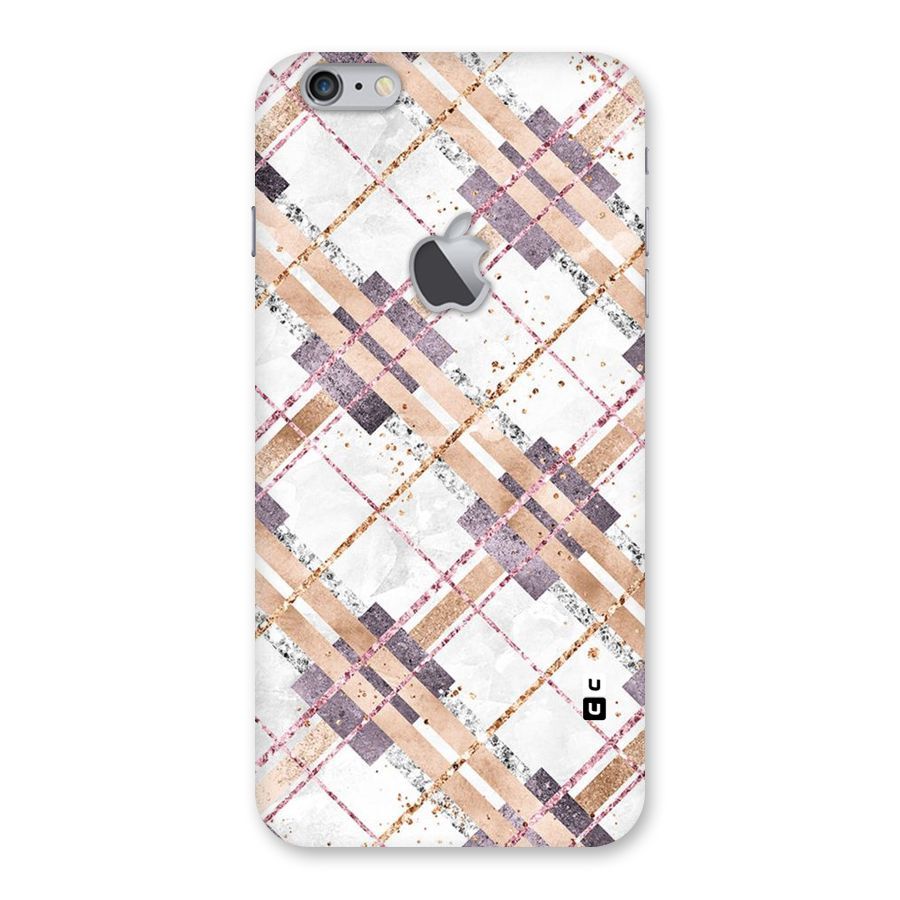 Check Trouble Back Case for iPhone 6 Plus 6S Plus Logo Cut